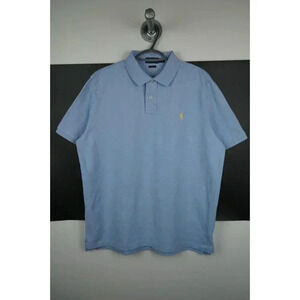 Ralph Lauren Polo Tshirt Pastel Blue Men's Large Classic Fit | Item #701